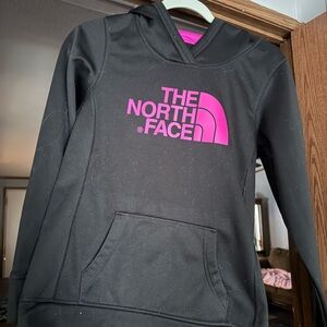 The North Face Black and Pink Hoodie